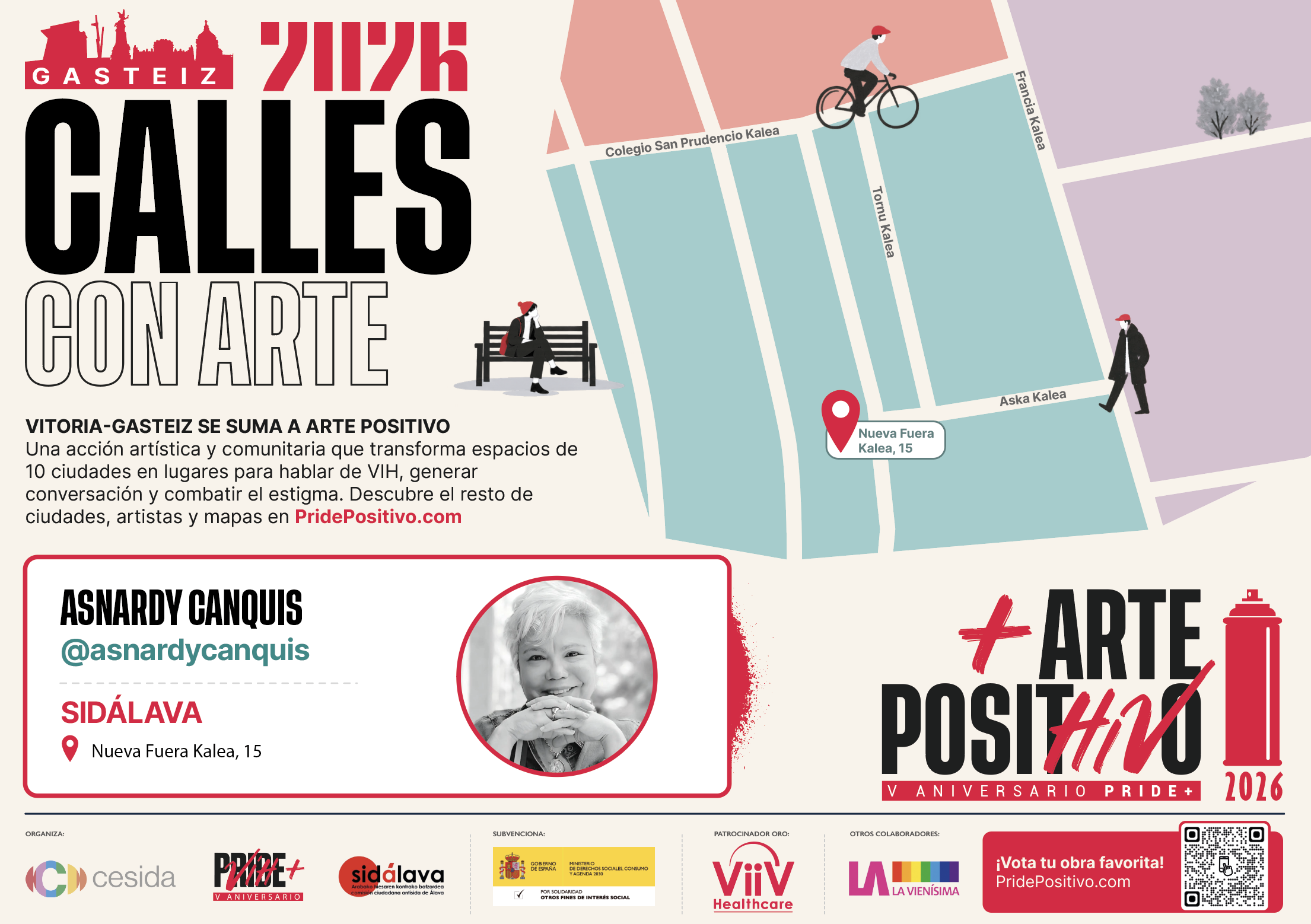 Mapa Arte Positivo Vitoria-Gasteiz