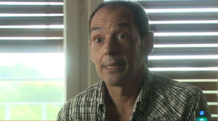 Juan Ramón Barrios, presidente de CESIDA, en 'Las edades del sida' de RTVE