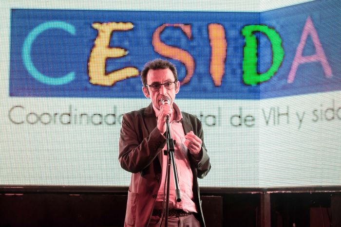 Intervención anoche en la PrEParados Party de Ramón Espacio, presidente de CESIDA.