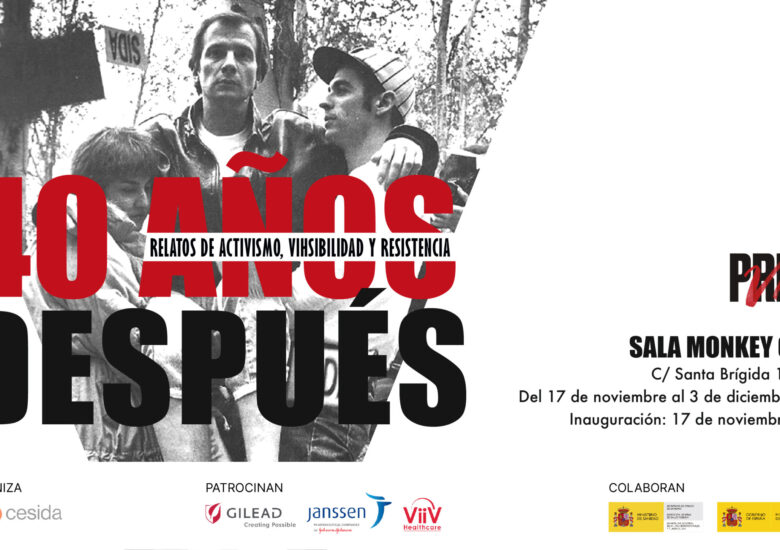 40 años después, relatos de Activismo, VIHsibilidad y Resistencia