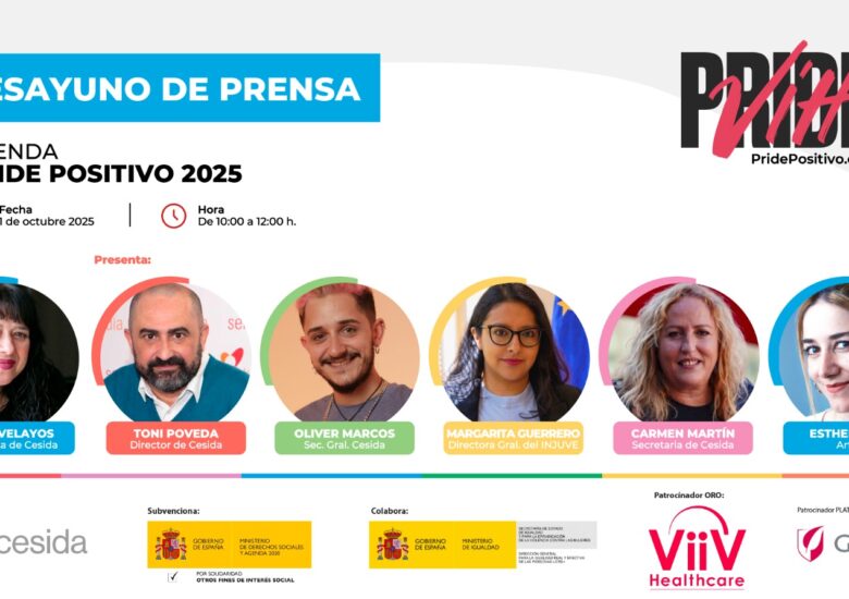 El Pride Positivo presenta a la prensa el programa de actividades de su cuarta edición