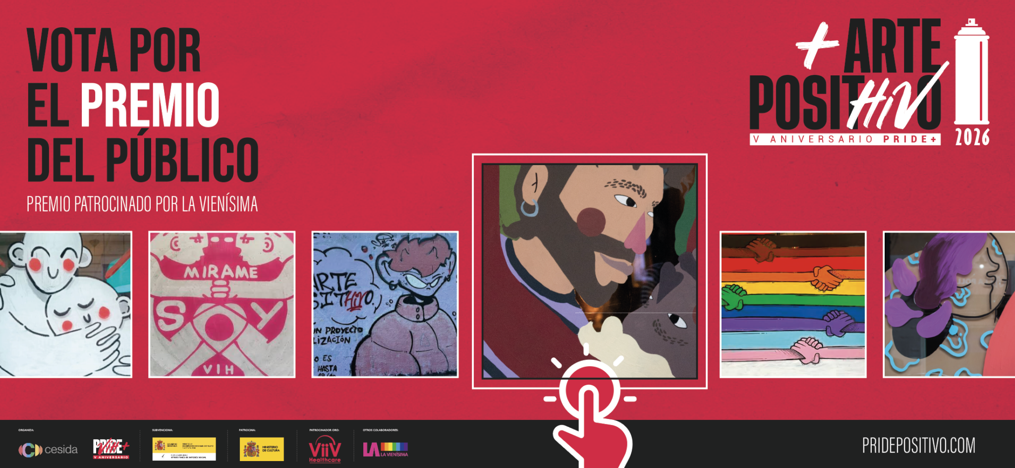 Vota tu obra favorita: Arte Positivo 2026