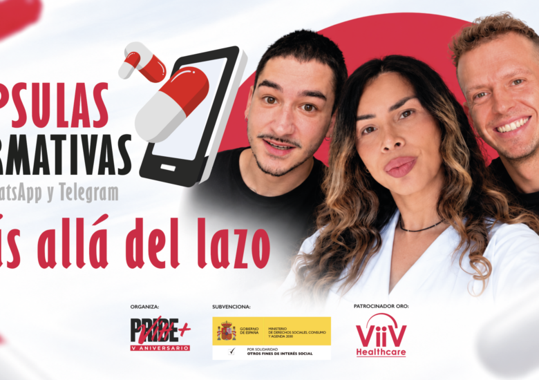 «Más allá del lazo»: El Pride Positivo estrena la segunda edición de su curso sobre el VIH en WhatsApp y Telegram