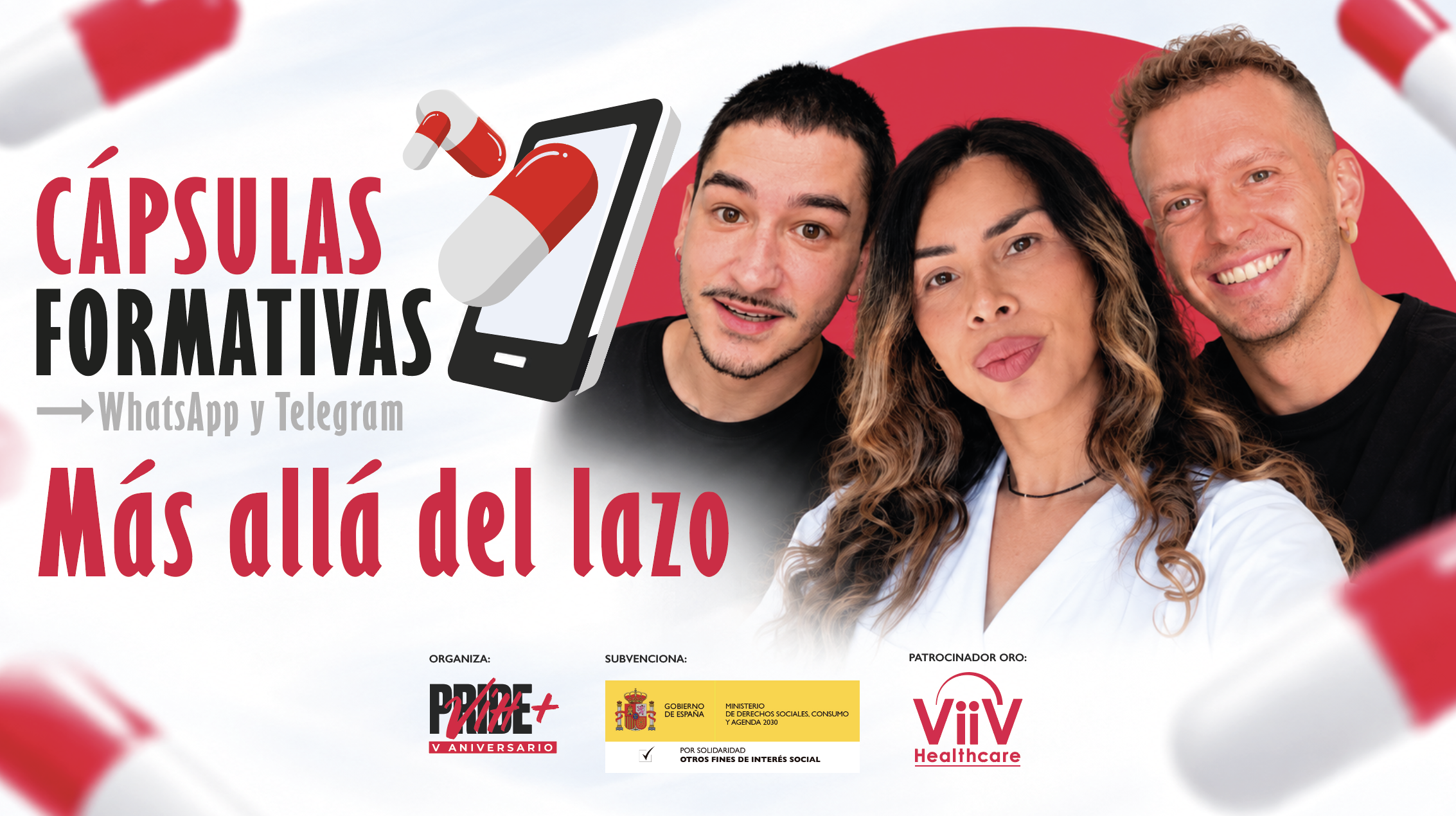 «Más allá del lazo»: El Pride Positivo estrena la segunda edición de su curso sobre el VIH en WhatsApp y Telegram